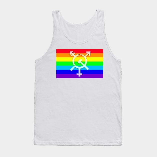 Gay Communist Pride Tank Top by WallHaxx